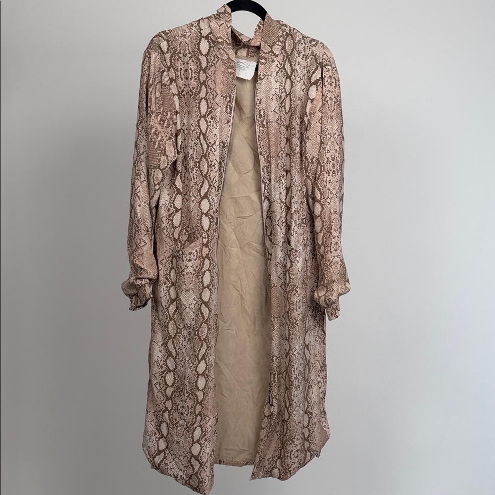Acacia Swimwear Snake Print Jacket
